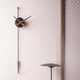 orologio contemporaneo / a muro / analogico / in noce