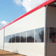 membrana tessile in PVC / per finestra / ad alta resistenza / trasparente