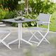 sedia contemporanea / da giardino / in Textilene® / con supporto in alluminio