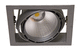 faretto da incasso a soffitto / LED / quadrato / in metallo