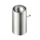 lavabo a pavimento / in acciaio inox / circolare / senza foro