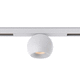 faretti a binario LED / sferico / in metallo / contract