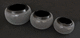 vaso contemporaneo / in ceramica / in acciaio inox