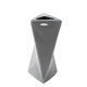 vaso contemporaneo / in ceramica / in acciaio inox