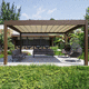 pergola autoportante / addossata / in alluminio / in acciaio