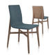 sedia contemporanea / da interno / in tessuto / in rovere