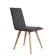 sedia contemporanea / da interno / in tessuto / in rovere