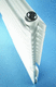 radiatore ad acqua calda / contemporaneo / in metallo / da parete