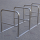 rastrelliera per biciclette a pavimento / con sistema di sicurezza / per spazi pubblici / per scuola