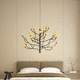 lampadario contemporaneo / in alluminio laccato / in porcellana / a candelabro