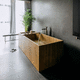 vasca da bagno da appoggio / ad uso professionale / per ambiente abitativo / moderna