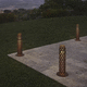 lampioncino da giardino / contemporaneo / in alluminio / in acciaio inossidabile