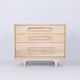 cassettone contemporaneo / in legno massiccio / in acero / impiallacciato in legno