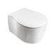 WC sospeso / in ceramica / per uso residenziale / ovale