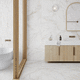 piastrella in gres porcellanato / opaca / da interno / da bagno