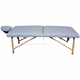 lettino per massaggi pieghevole / in legno / in vinile / ad altezza regolabile