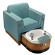 poltrona spa pedicure in ecopelle / nera / bianca / blu
