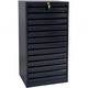 armadio classificatore alto / in metallo / con cassetti / contemporaneo