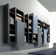 libreria a muro / contemporanea / in olmo