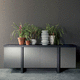 credenza contemporanea / in legno laccato
