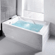vasca da bagno in acrilico / doppia / idromassaggio / bianca