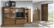 parete attrezzata TV contemporaneo / in legno