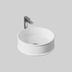 lavabo da appoggio / in ceramica / lucido / finitura opaca