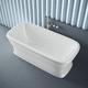vasca da bagno ad isola / per ambiente abitativo / in LivingTec® / contemporanea
