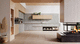 cucina contemporanea / in laminato / in legno / senza maniglie