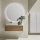 mobile lavabo sospeso / in legno / contemporaneo / senza ante