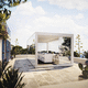 pergola autoportante / in alluminio estruso / in vetro / a lamelle orientabili