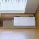 banco reception in legno