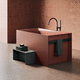 vasca da bagno da appoggio / per ambiente abitativo / in resina acrilica / in Korakril™