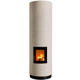 stufa a legna / 0 - 5 kW / a pavimento / contemporanea