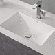 lavabo sottopiano / in acrilico / in Solid Surface / con piano integrato