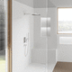 doccia all'italiana / in Corian® / fissa / rettangolare
