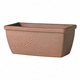 vaso da giardino in terracotta / rettangolare