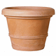 vaso da giardino in plastica / rotondo / conico