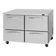frigorifero sottopiano / professionale / a posa libera / in acciaio inox