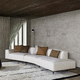 divano modulare / contemporaneo / in tessuto / con rivestimento rimovibile