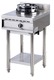 blocco cottura a gas / professionale / in acciaio inox / wok