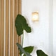 applique contemporanea / da interno / in acciaio / rettangolare