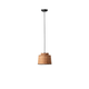 plafoniera contemporanea / rotonda / in metallo / in rattan