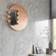 scaldasalviette ad acqua calda / elettrico / design / in alluminio