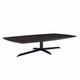 tavolino basso contemporaneo / in legno / in ceramica / con supporto in acciaio