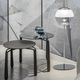 lampada da terra / in metallo / in vetro di Murano / contemporanea