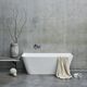vasca da bagno da appoggio / in composito / bianca