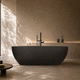 vasca da bagno ovale / ad isola / per ambiente abitativo / ad uso professionale
