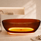 vasca da bagno con illuminazione / ovale / ad isola / per ambiente abitativo
