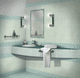 piastrella in ceramica / levigata / da bagno / da parete